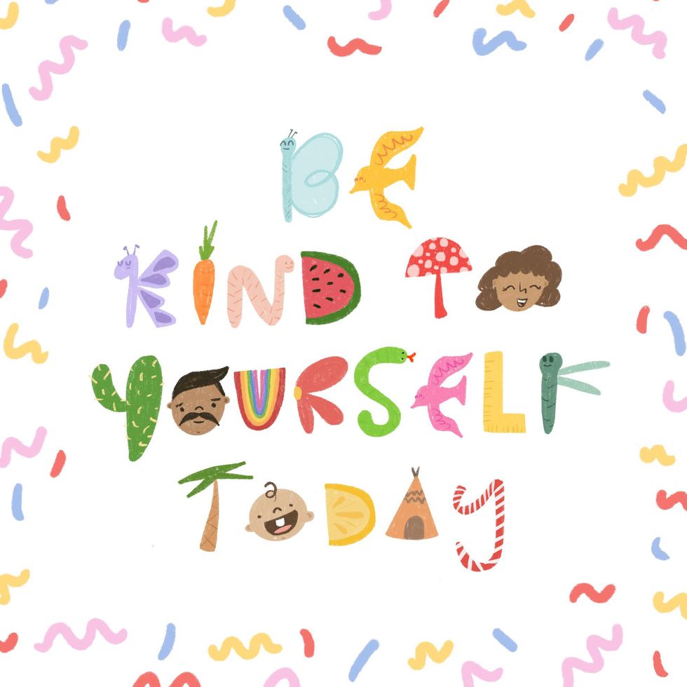 be kind to yourself illustration andrea campos