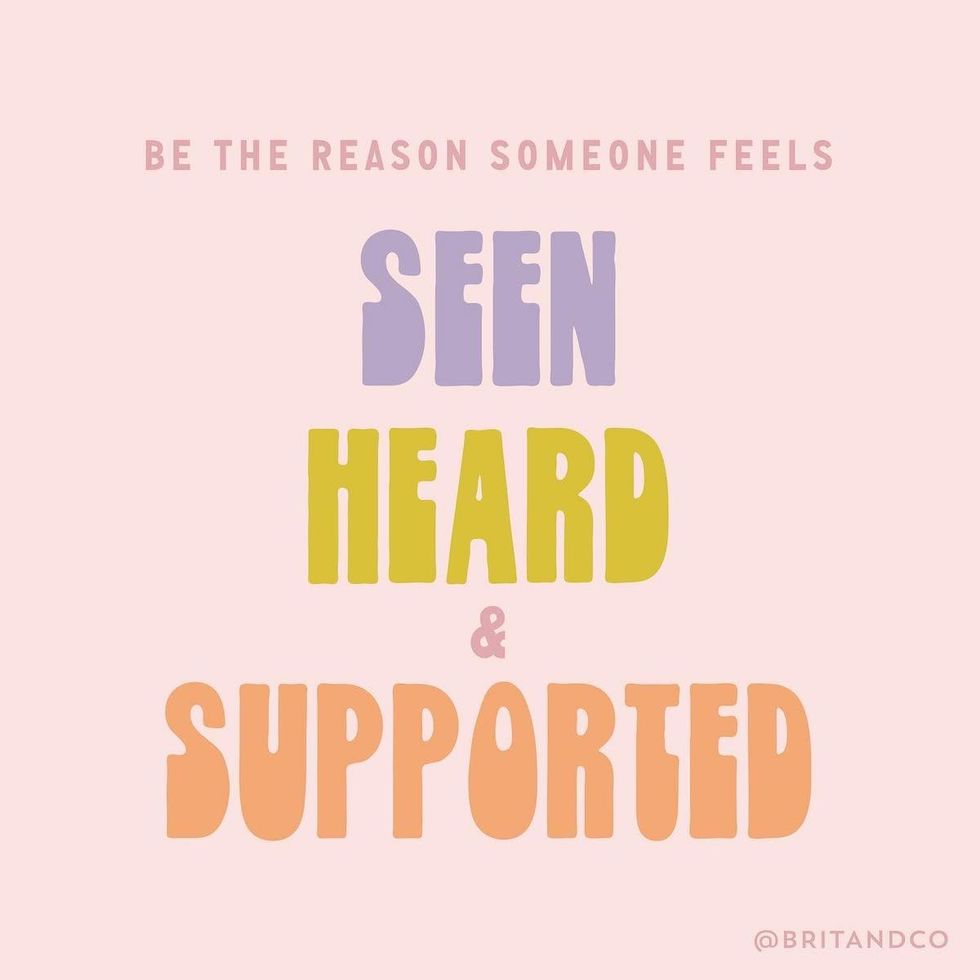 be the reason someone feels supported positive affirmations