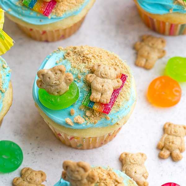 Beach Cupcakes