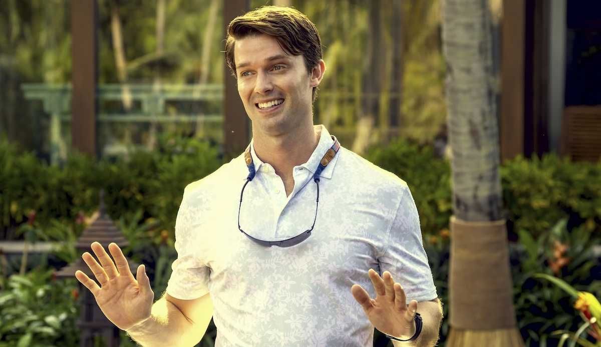 beach read cast patrick schwarzenegger gus everett