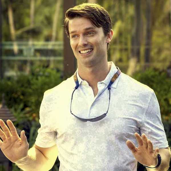 beach read cast patrick schwarzenegger gus everett