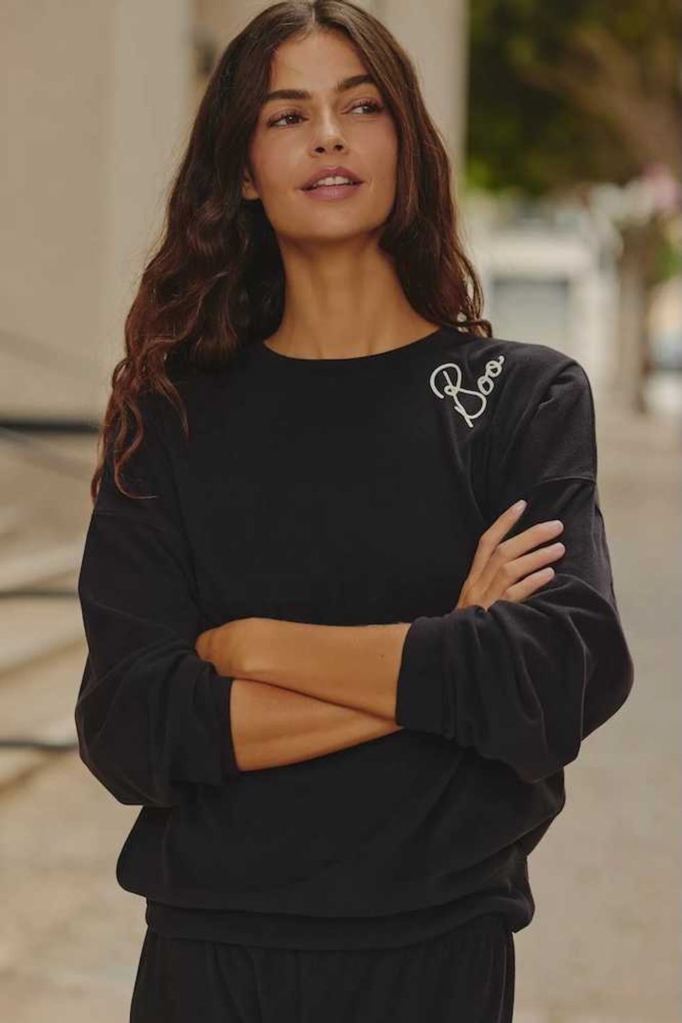 Beach Riot Devyn Oversized Crew-Neck Sweatshirt