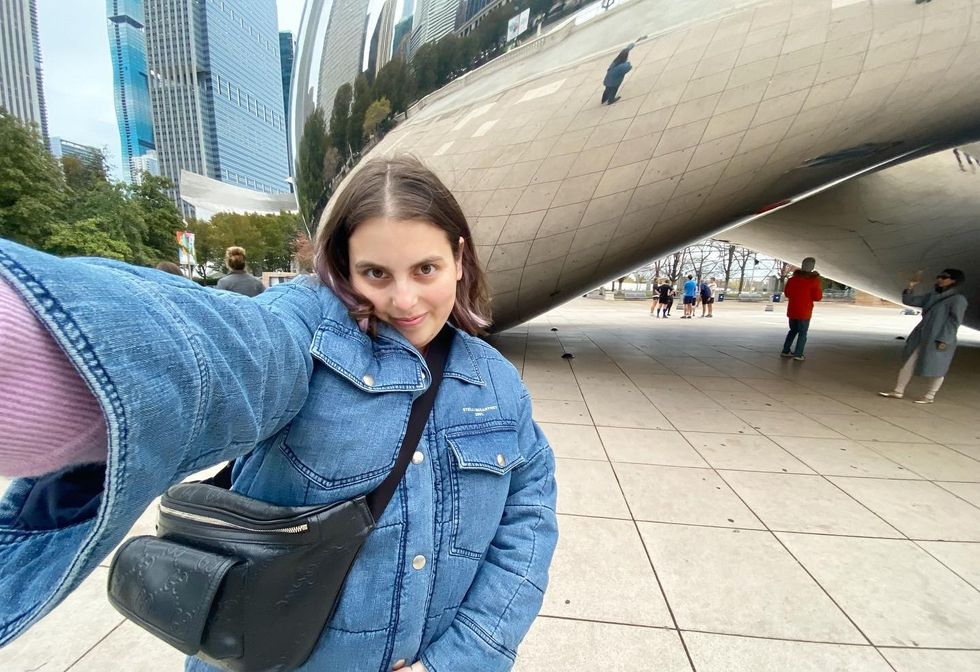 Beanie Feldstein Makeup-Free Selfie