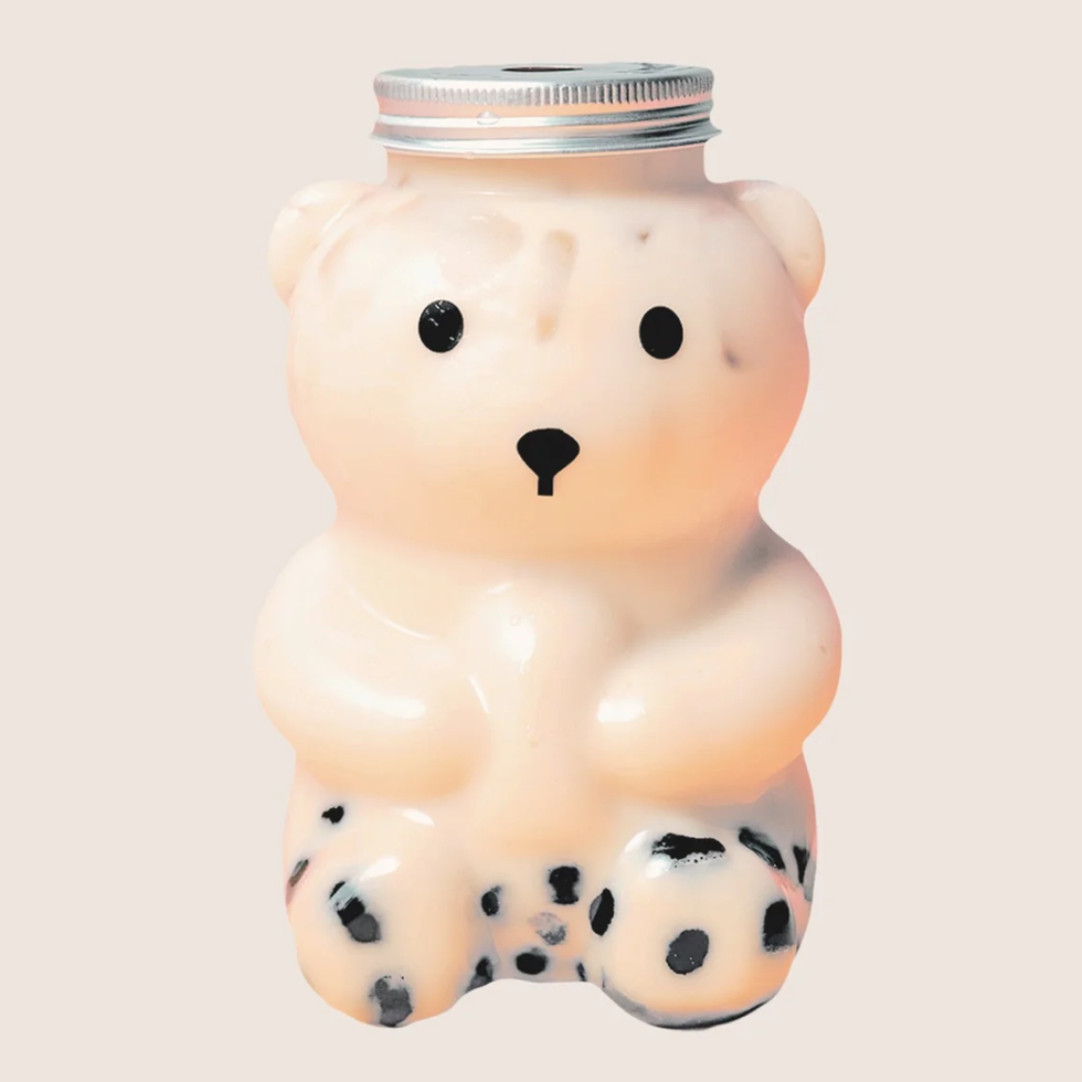 Bearology Plastic Bear Tumbler With Aluminum Lid (Set Of 2)