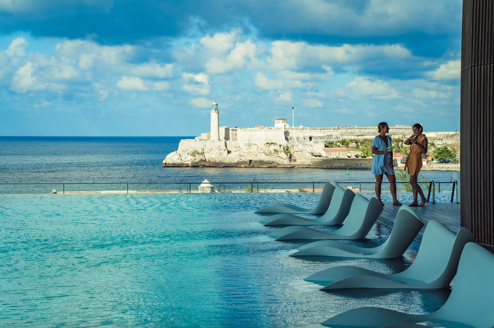 beautiful waterfront hotel in cuba