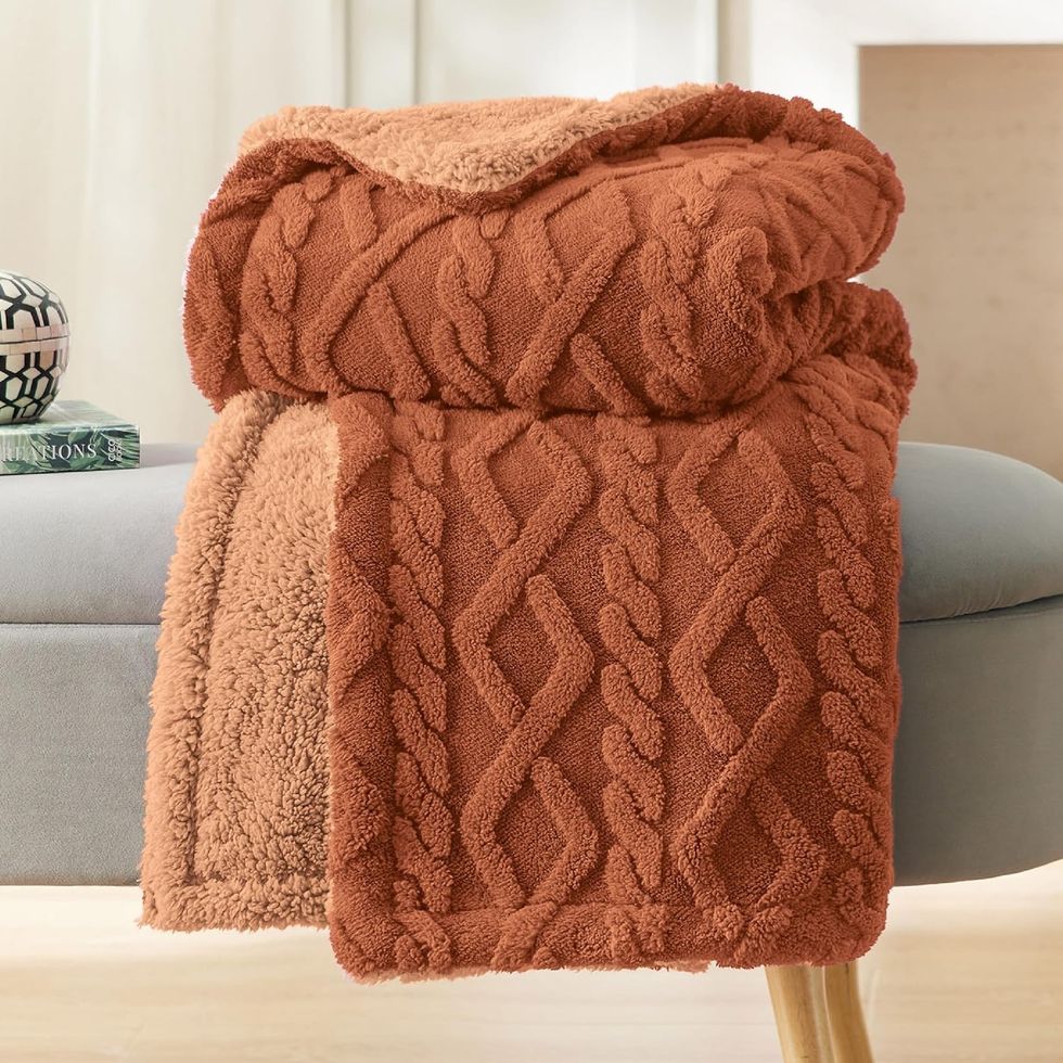 Bedsure Sherpa Throw Blanket