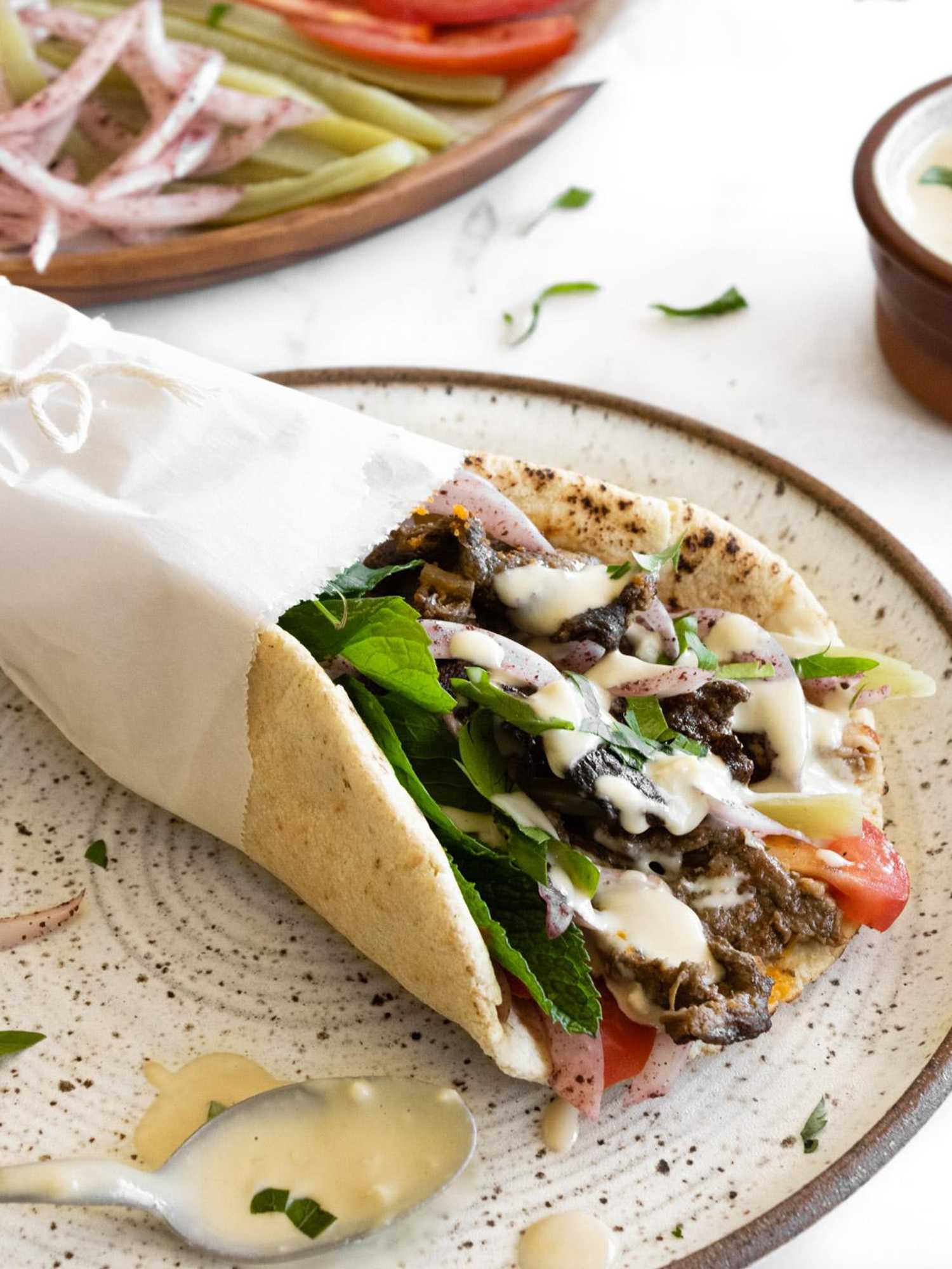 Beef And Lamb Shwarma Wraps