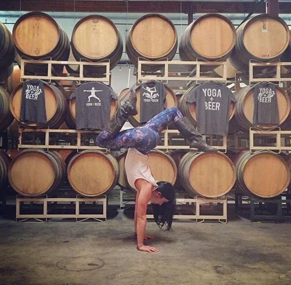 beer yoga 2