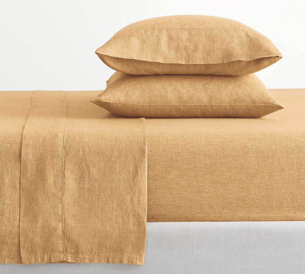 belgian flax linen sheet set