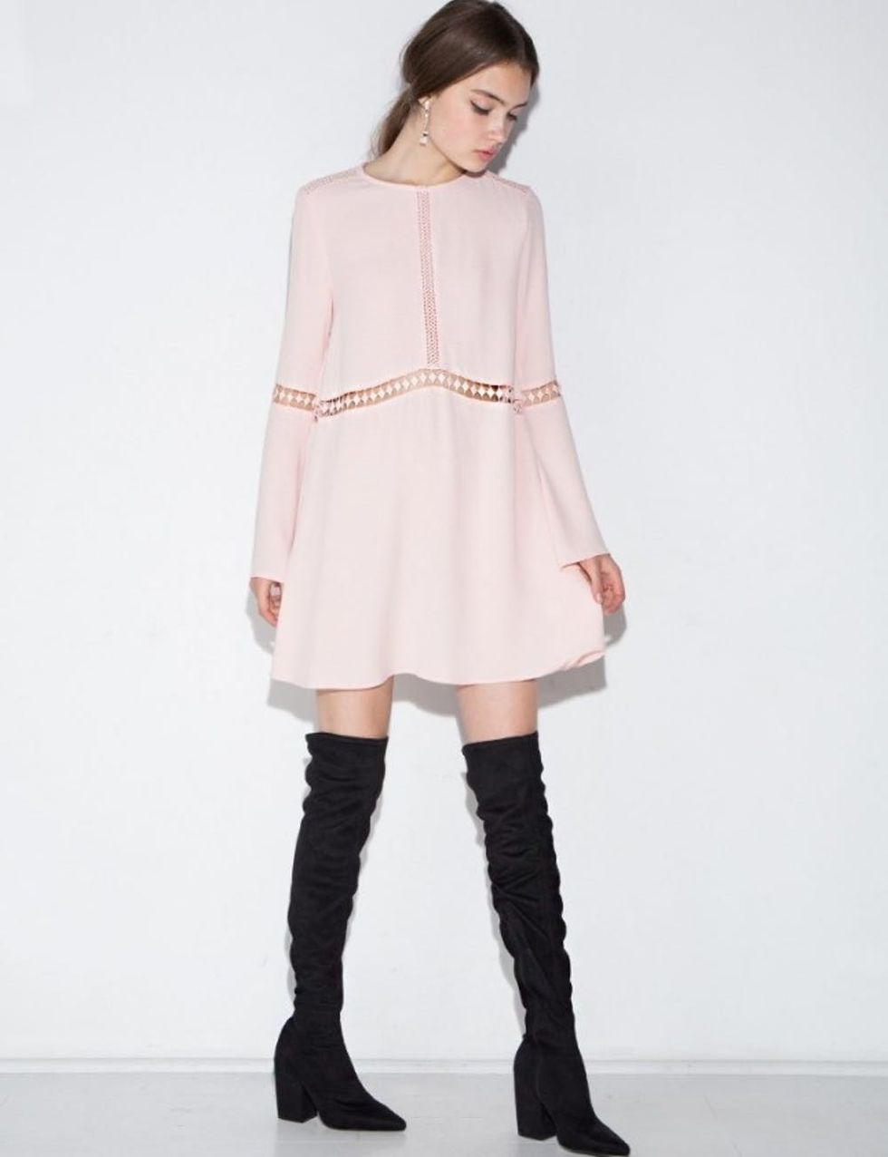 bell-sleeve-dress