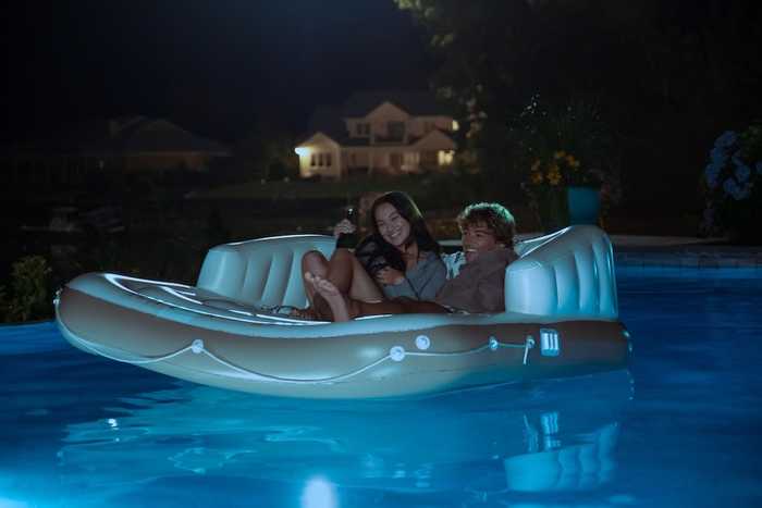 belly and jeremiah in the pool