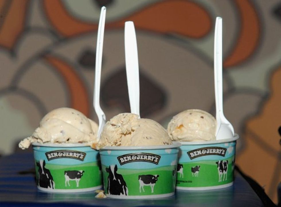 Ben & Jerry's ice cream cups