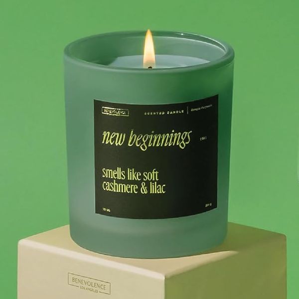 Benevolence LA New Beginnings Scented Soy Candle