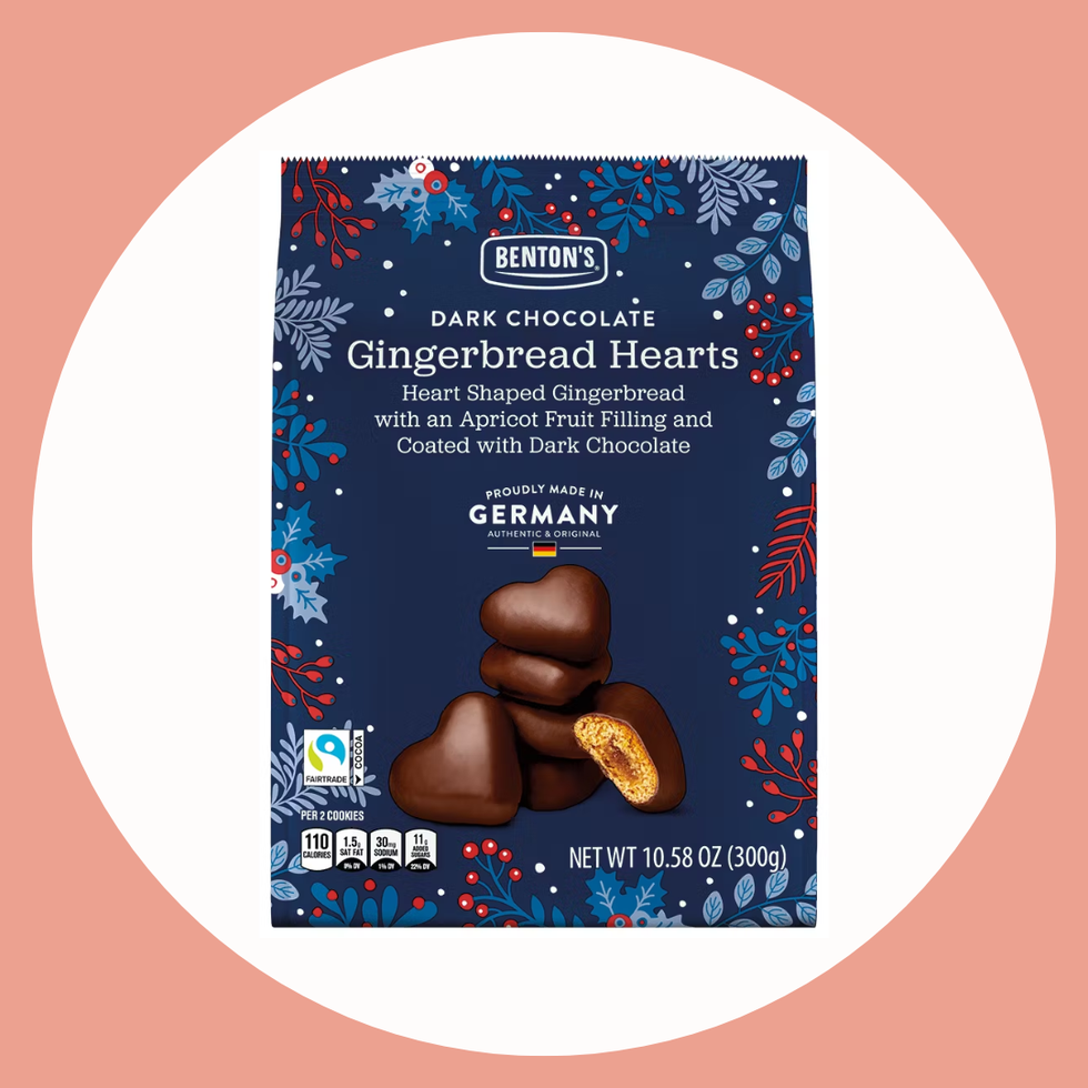 Benton's Dark Chocolate Covered Gingerbread Hearts With Fruit Filling