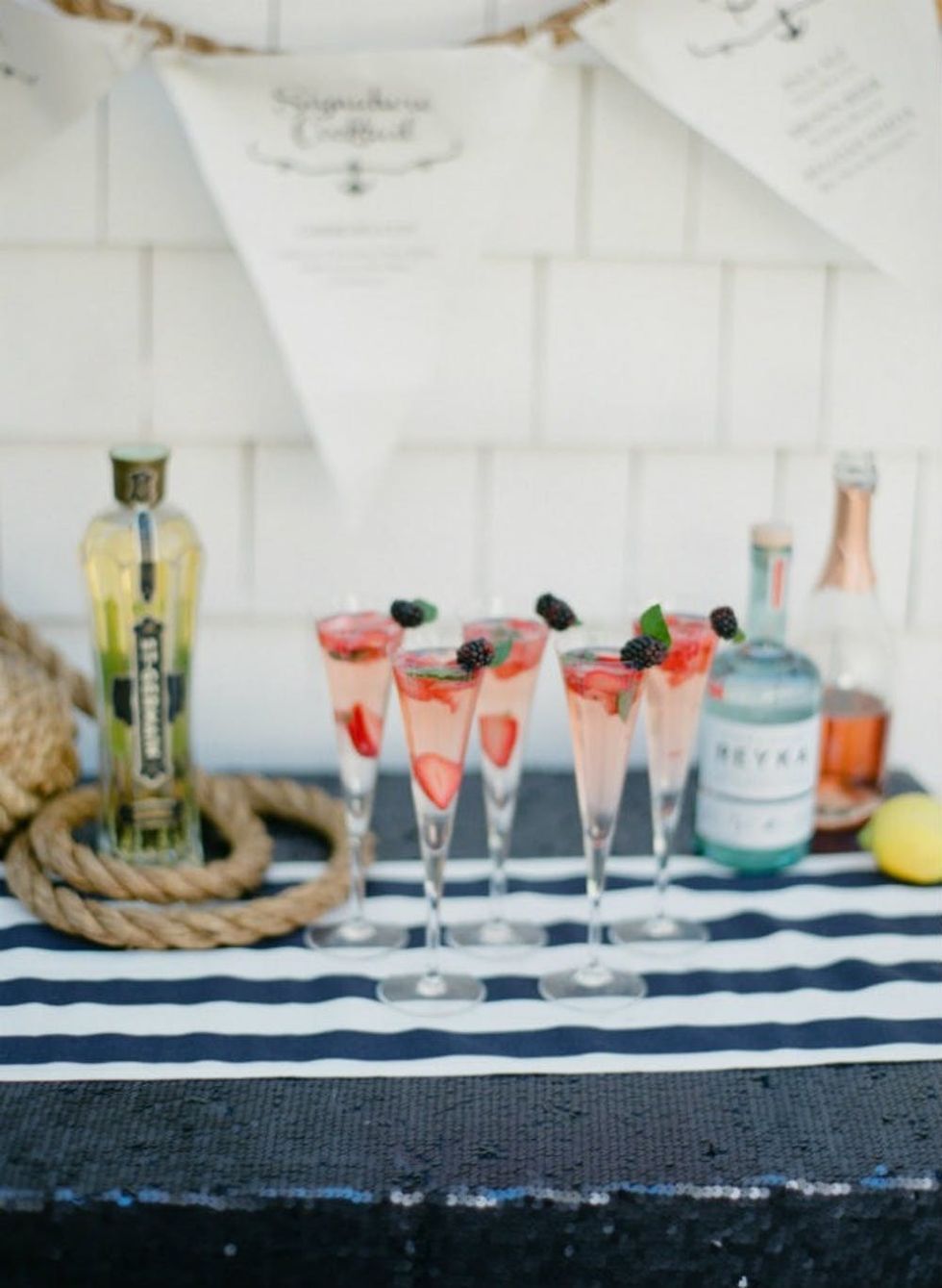 Berry Berry Refreshing Champagne Cocktail