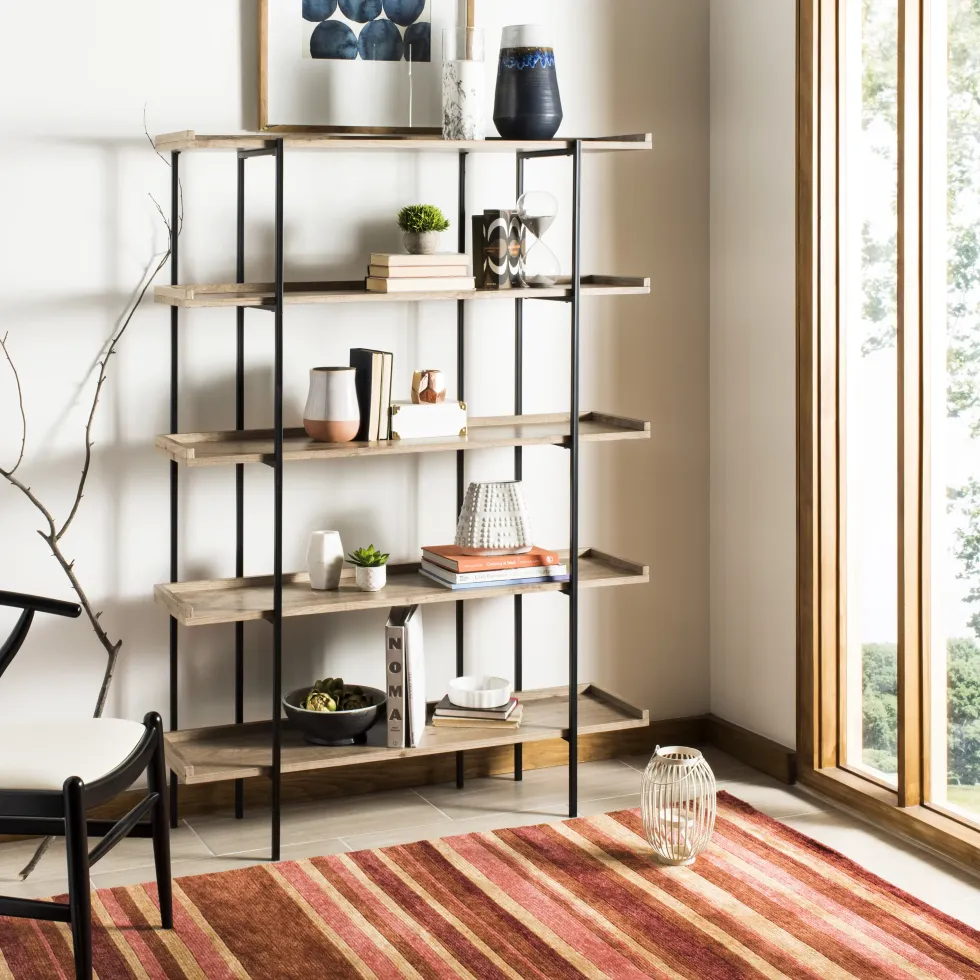 best bookshelves all modern sigmund wide etagere bookcase