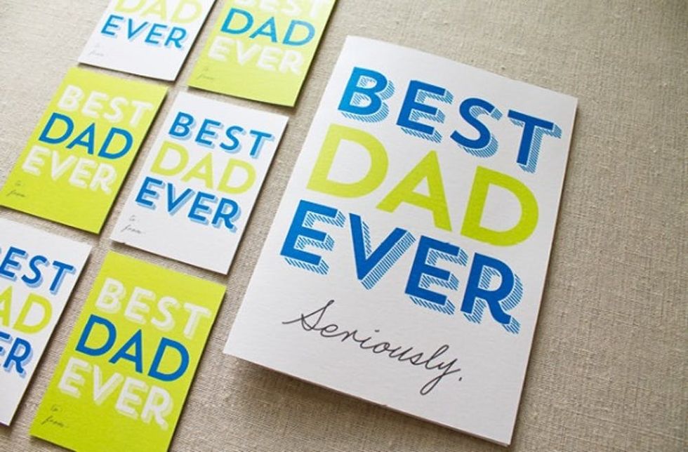 best dad ever card printable