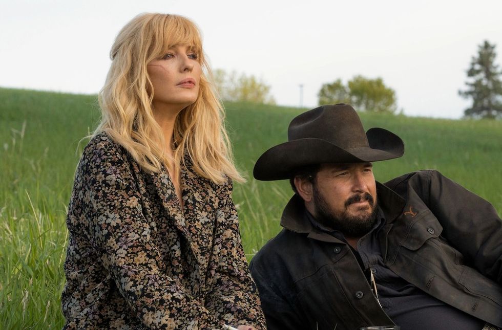 beth and rip in 'yellowstone'