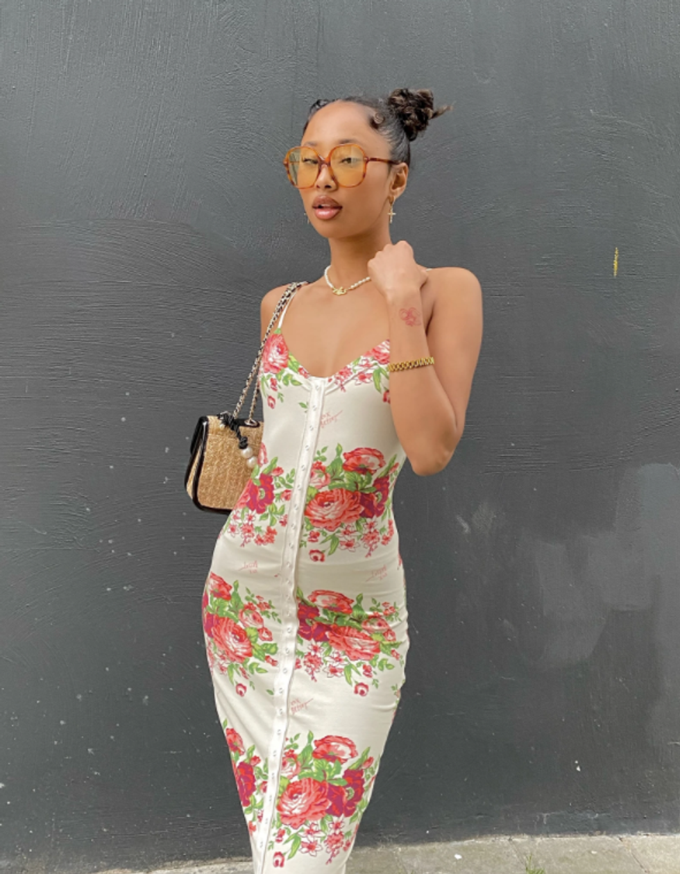 betsey johnson floral dress