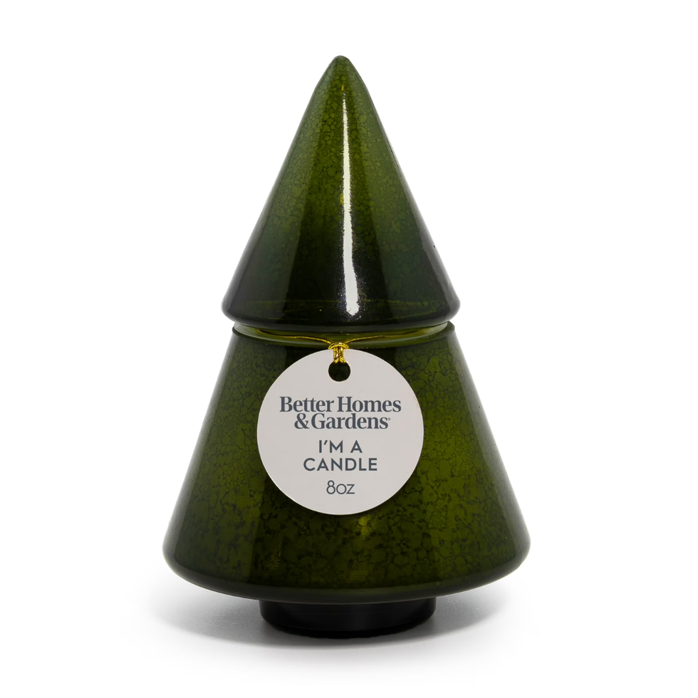 Better Homes & Gardens Glass Christmas Tree Candle