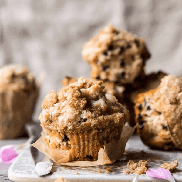 Better Than the Bakery Chocolate Chip Coffee Cake Muffins
