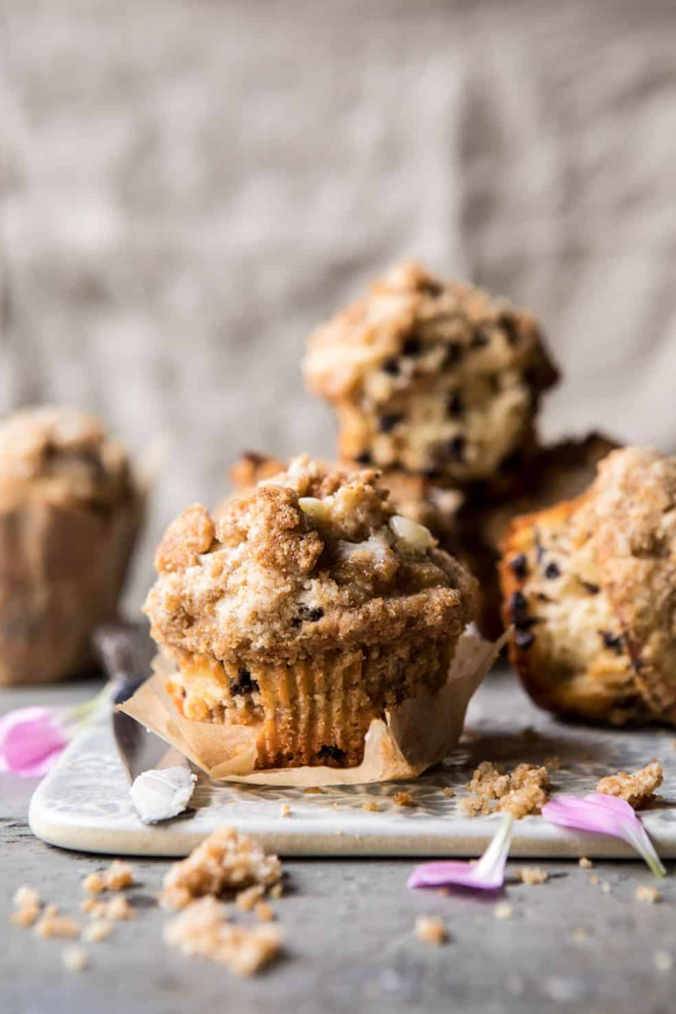 Better Than the Bakery Chocolate Chip Coffee Cake Muffins