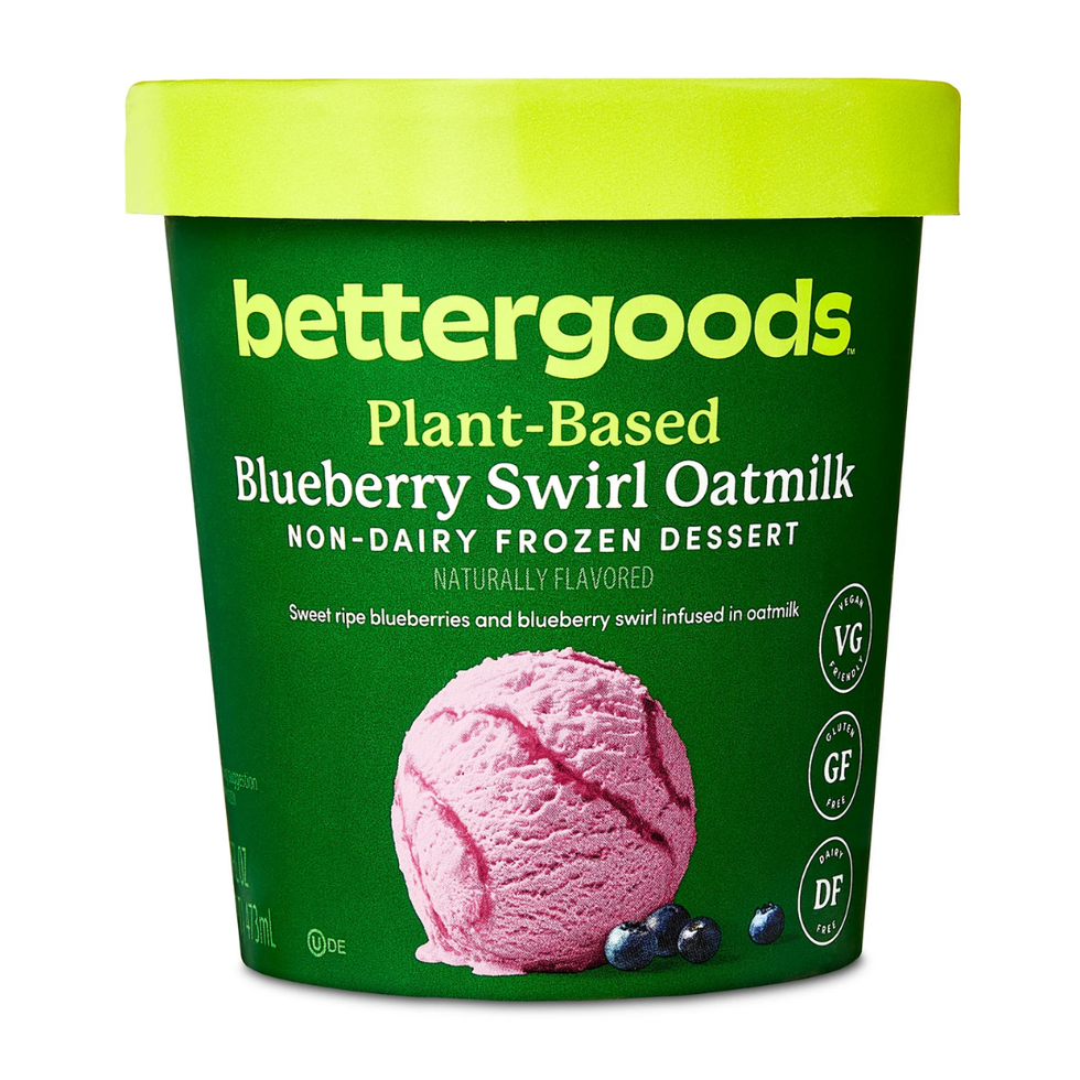 Bettergoods Plant-Based Blueberry Swirl Oatmilk Non-Dairy Frozen Dessert
