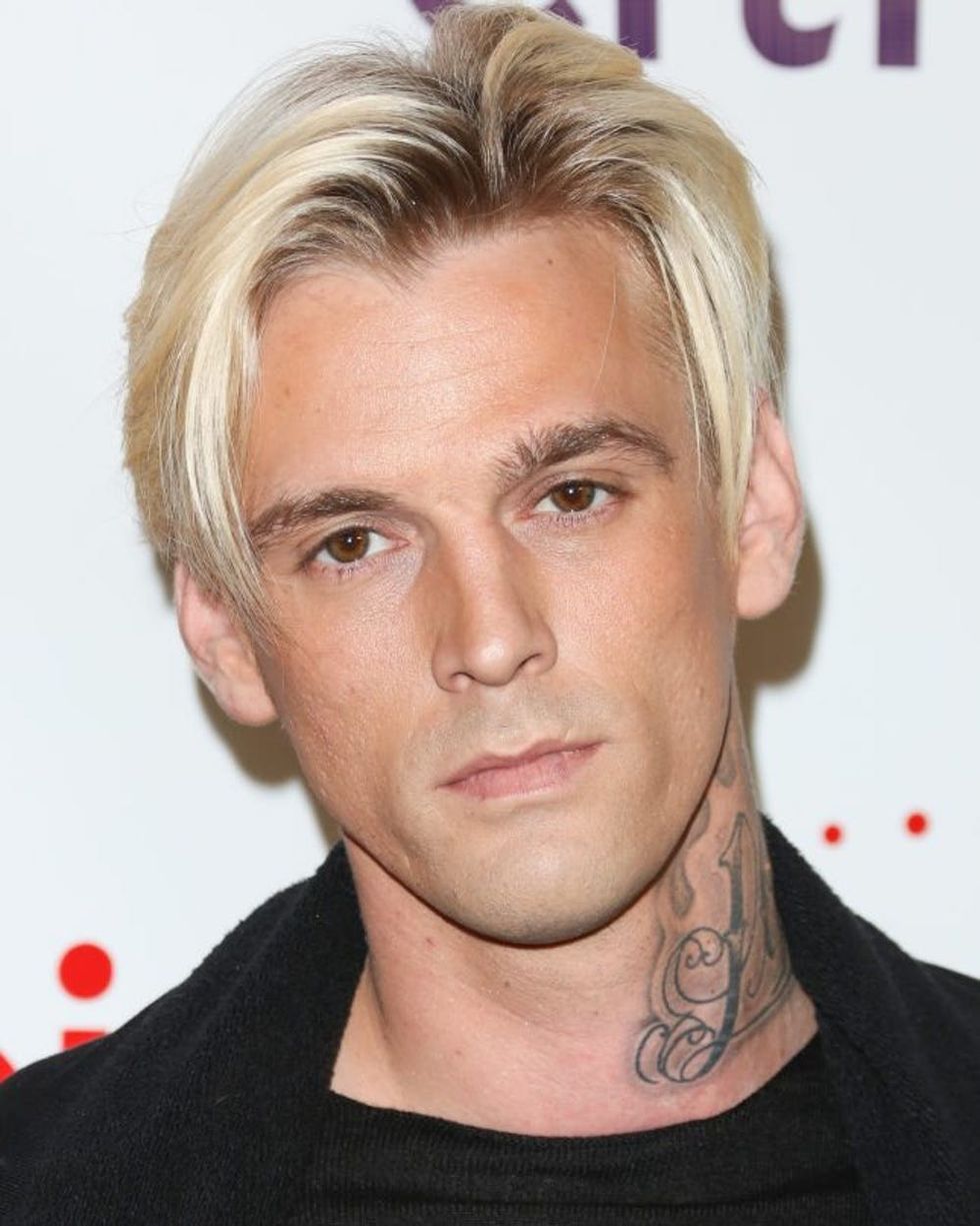 BEVERLY HILLS, CA - DECEMBER 15: Singer Aaron Carter attends the 3rd annual Cinefashion Film Awards at Saban Theatre on December 15, 2016 in Beverly Hills, California. (Photo by Paul Archuleta/FilmMagic)