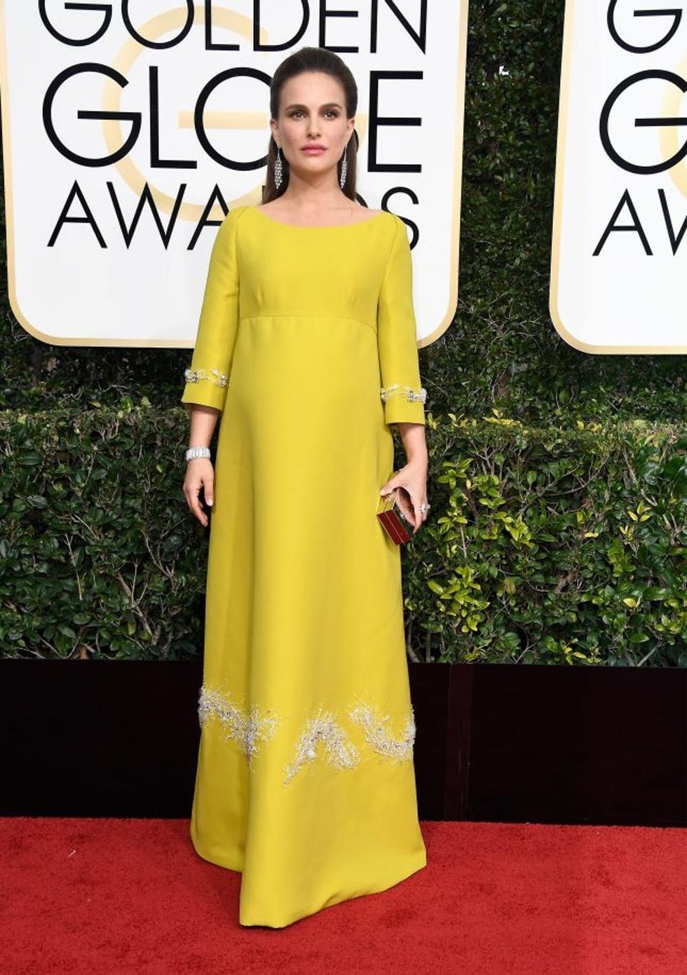 BEVERLY HILLS, CA - JANUARY 08: Actress Natalie Portman attends the 74th Annual Golden Globe Awards at The Beverly Hilton Hotel on January 8, 2017 in Beverly Hills, California. (Photo by Frazer Harrison/Getty Images)