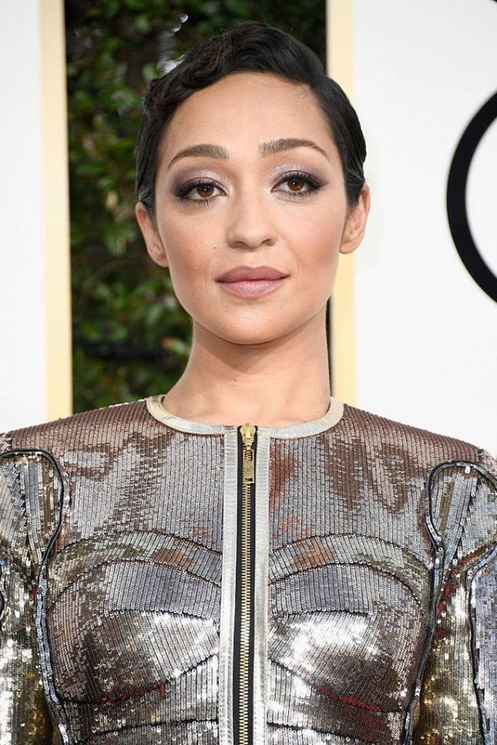 BEVERLY HILLS, CA - JANUARY 08: Actress Ruth Negga attends the 74th Annual Golden Globe Awards at The Beverly Hilton Hotel on January 8, 2017 in Beverly Hills, California. (Photo by Frazer Harrison/Getty Images)