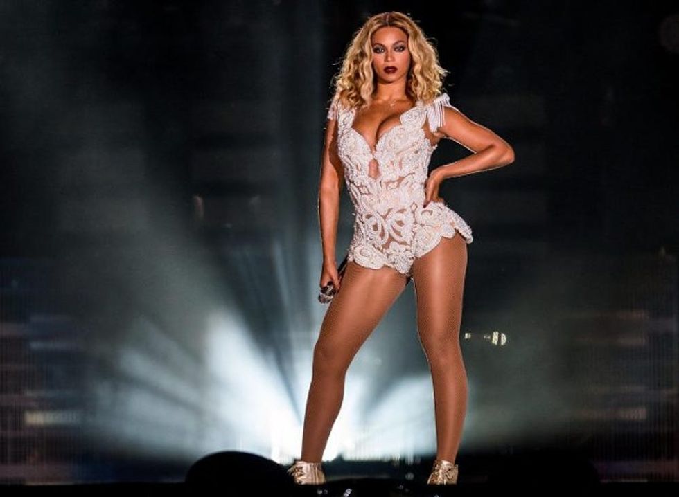 Beyonce on stage