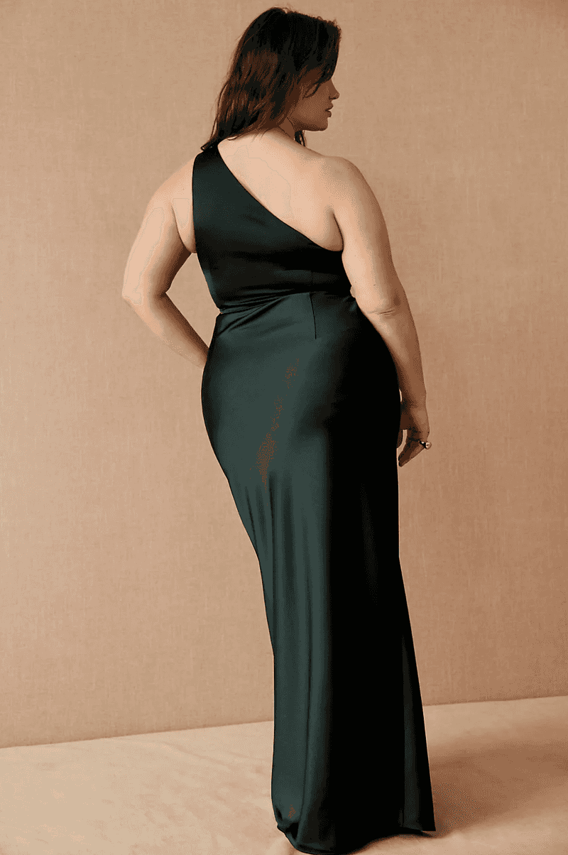 chinese dress ladies Tallulah Silk Charmeuse Gown in Alabaster 3 main image 0
