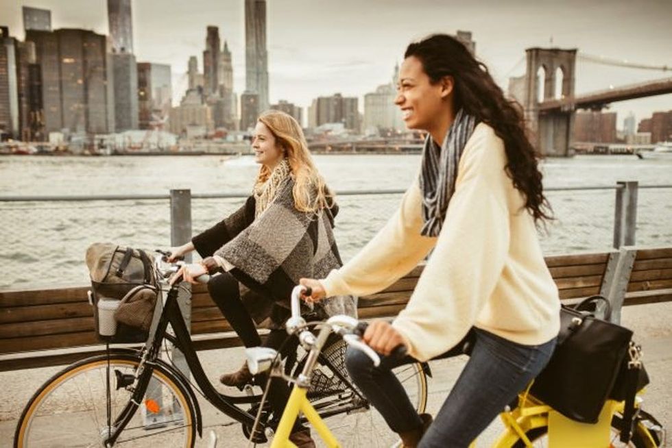 Bicycle ride to work new york nyc