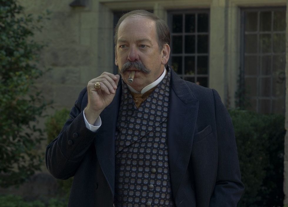 bill camp as J.P. Morgan