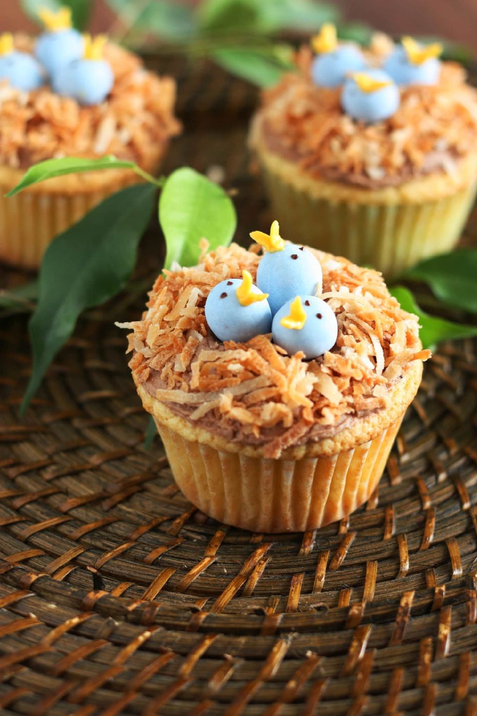 Bird's Nest Cupcakes