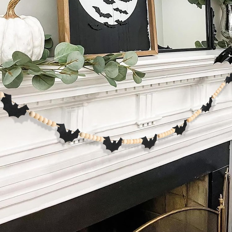 Black Bats Halloween Garland