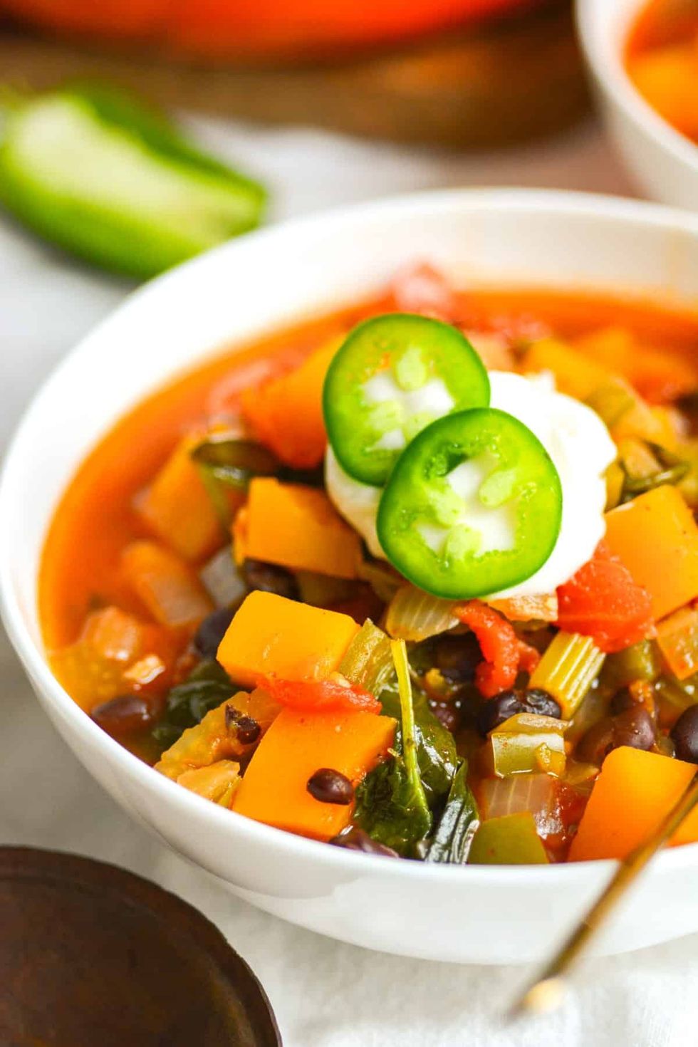 Black Bean Butternut Squash Soup