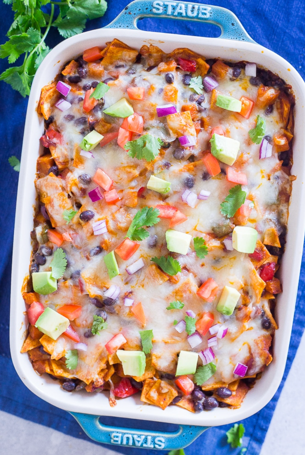Black Bean Enchilada Casserole