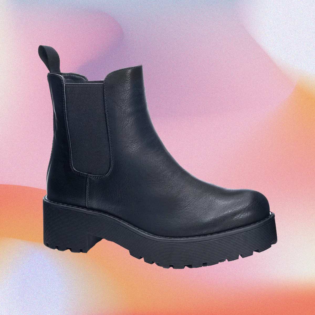 black chelsea boots