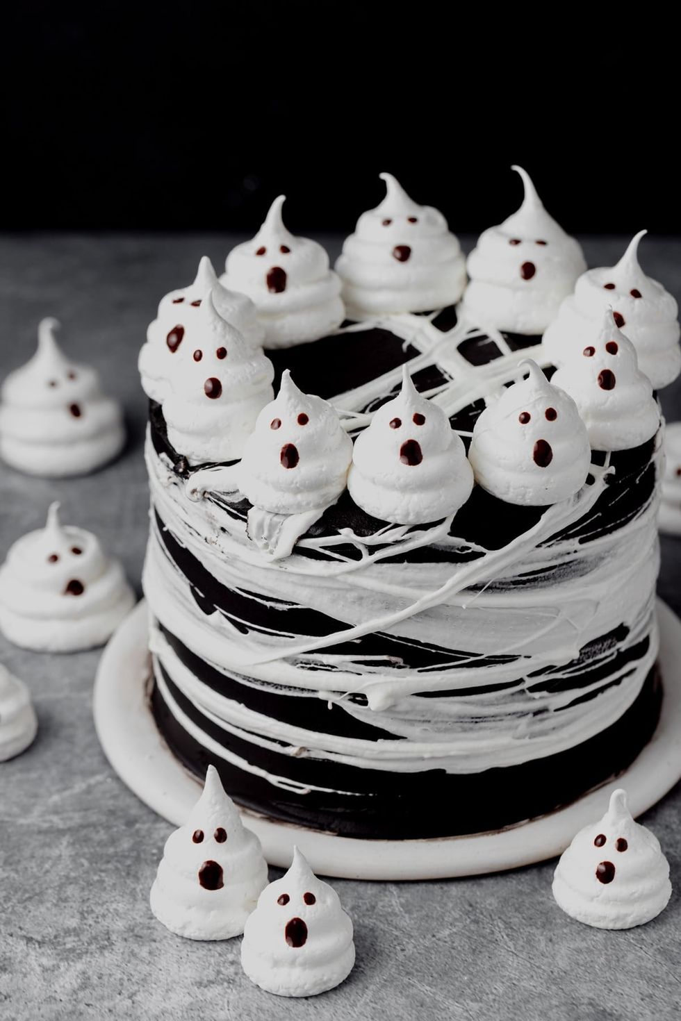 Black Cocoa Halloween Layer Cake