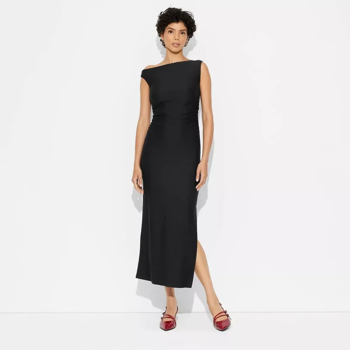 midi black dresses for funerals Women's The midi length adds a stylish touch Midi Dress Black Dresses For