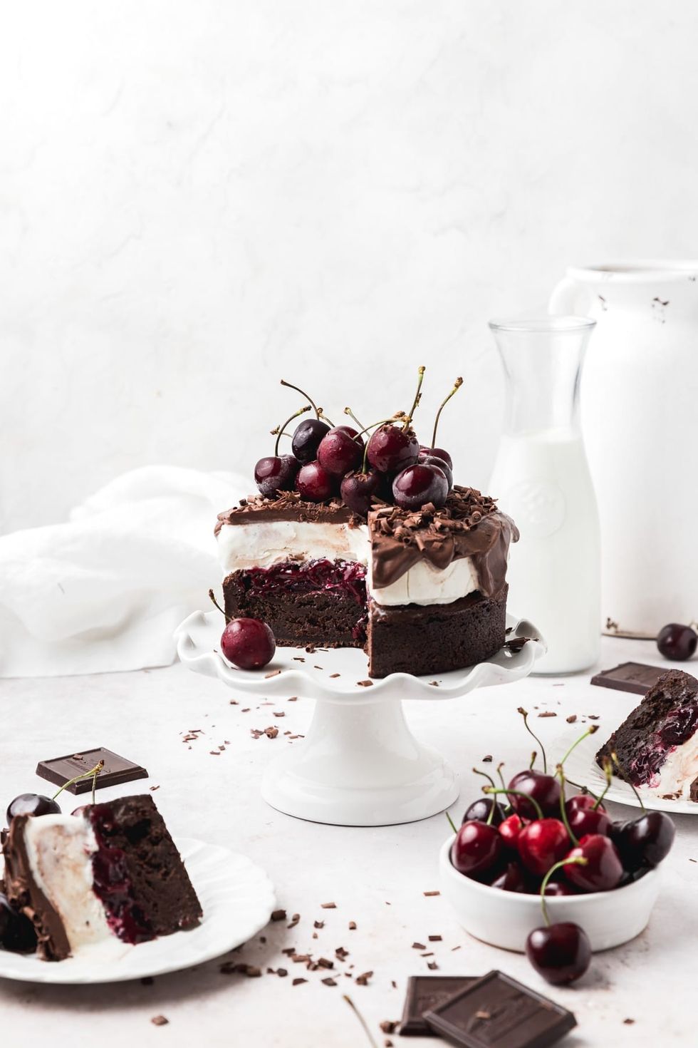 Black Forest Ice Cream Cake
