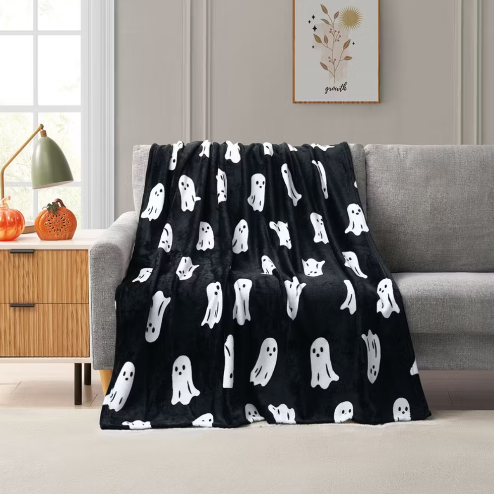 Black Ghosts Super Soft Throw