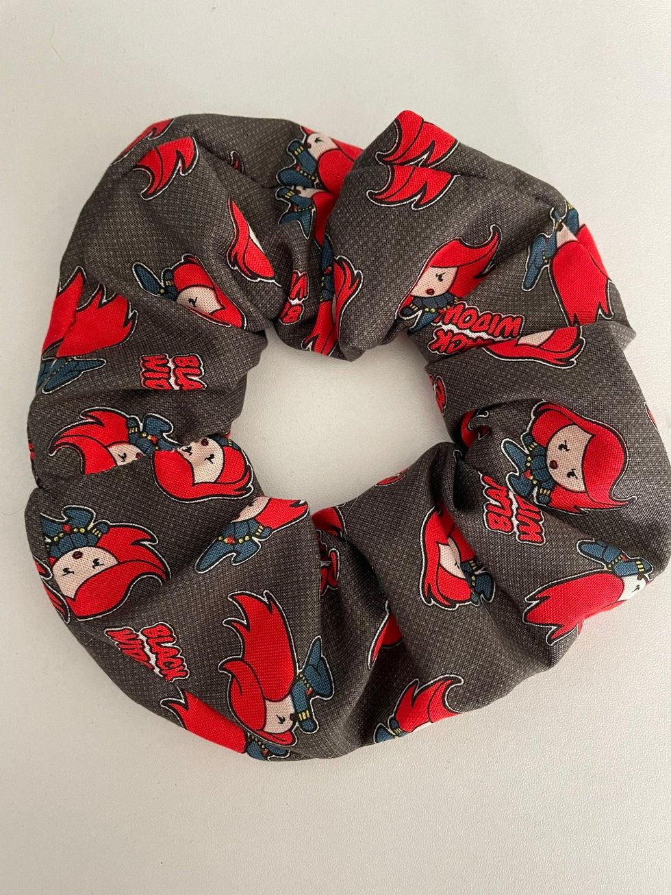 black widow scrunchie