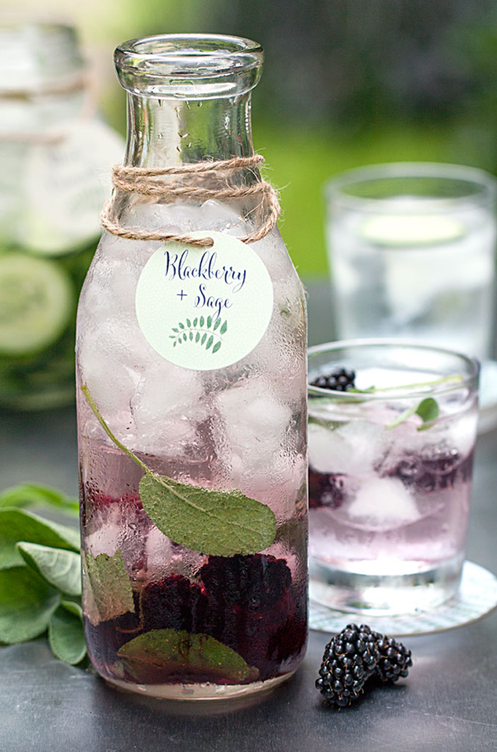 Blackberry and Sage Water
