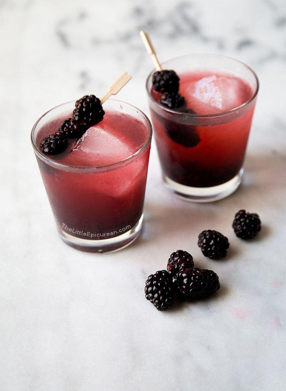 Blackberry Gin Fizz