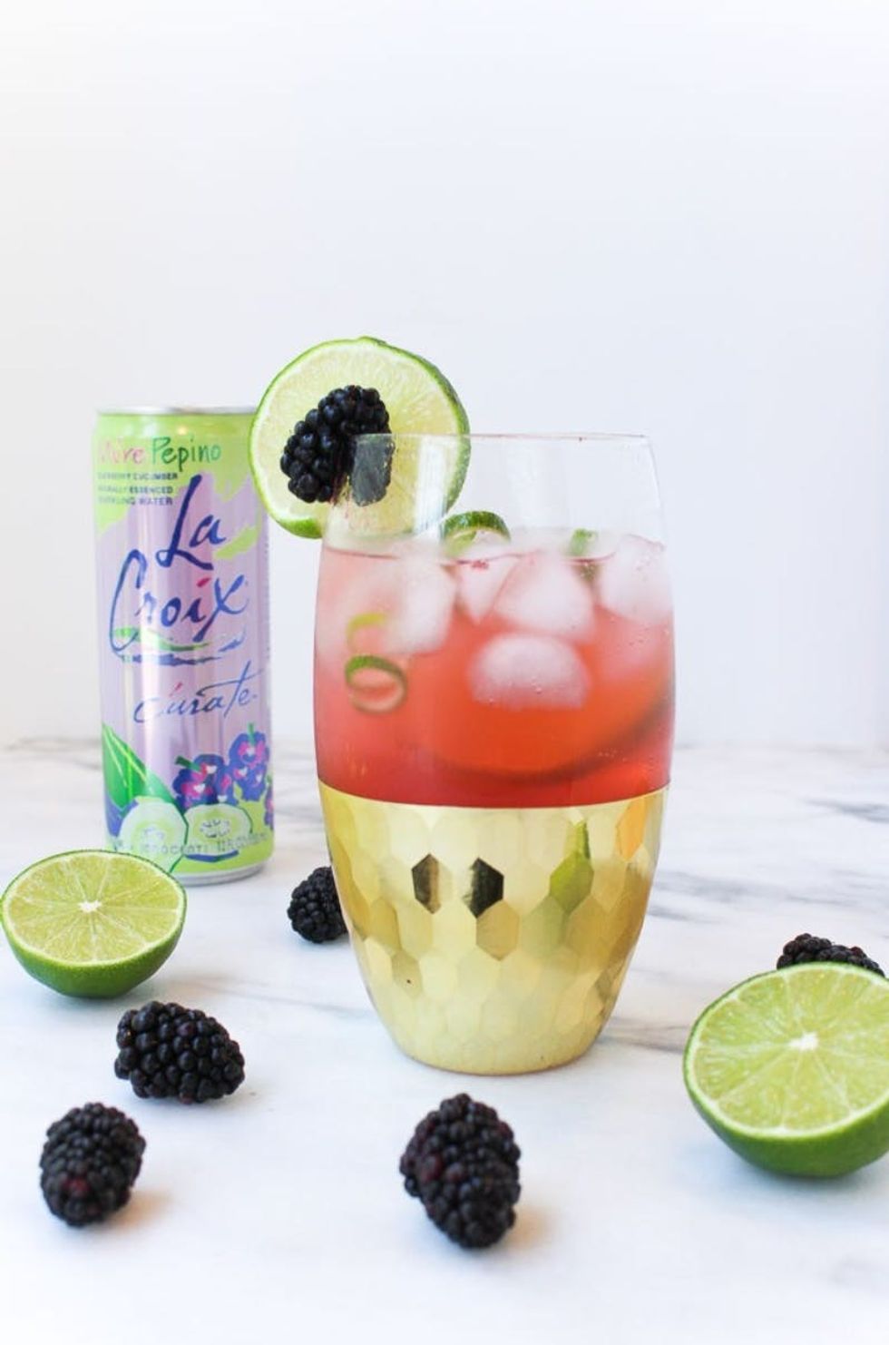 Blackberry Lime Fizz