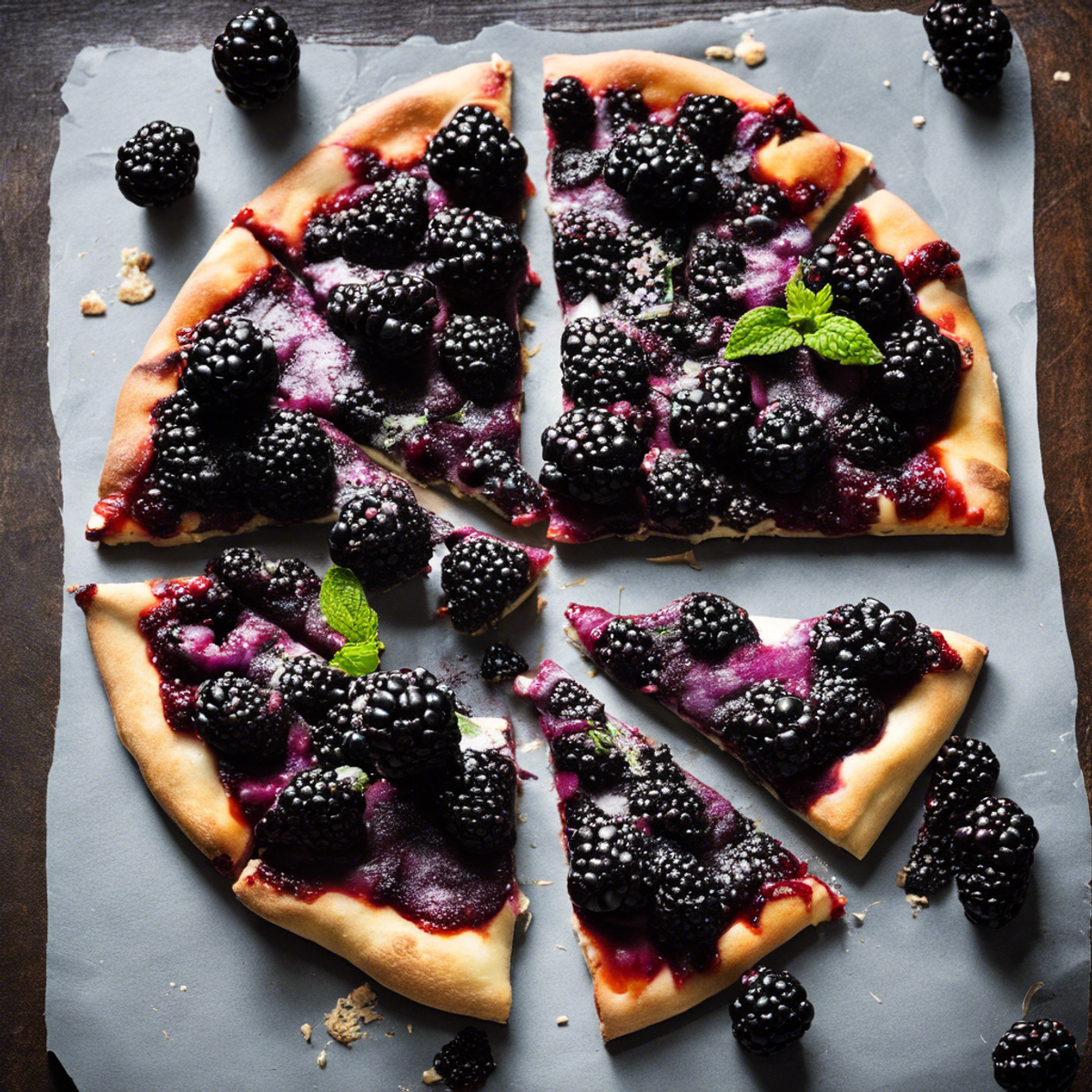 blackberry pizza
