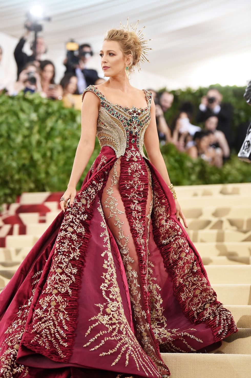 blake lively at the 2018 met gala in new york city met gala 2024