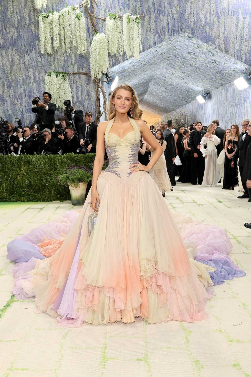 blake lively met gala red carpet